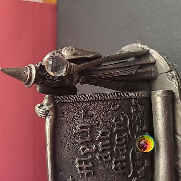 Myth and Magic The Magical Encounter Pewter Dragon Wizard Crystal Figure - Picture 4 of 7